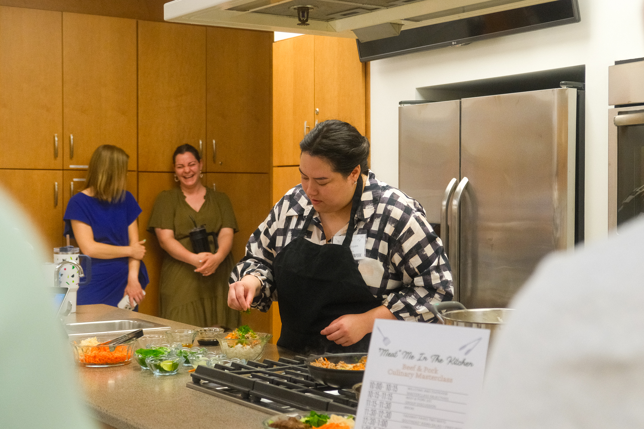 Tessa Nguyen in the kitchen